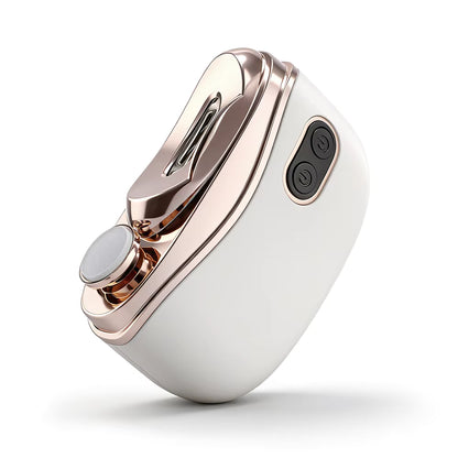 2-in-1 Automatic Electric Nail Clipper & Polisher with LED Light for Baby, Adults & Seniors