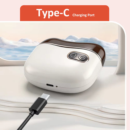 2-in-1 Automatic Electric Nail Clipper & Polisher with LED Light for Baby, Adults & Seniors